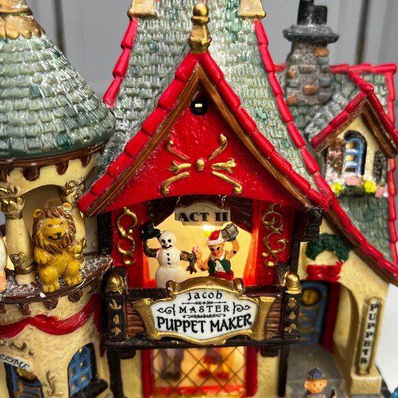 Lemax Puppet Maker Caddington Village Lighted Christmas Building 2005 (Damaged) - Picture 10 of 16